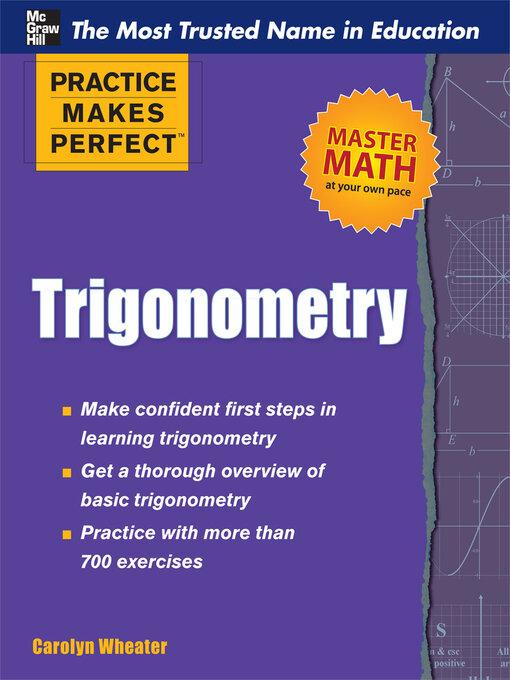 Title details for Trigonometry by Carolyn Wheater - Wait list